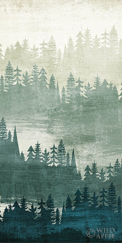 Reproduction of Mountainscape Panel II by Michael Mullan - Wall Decor Art