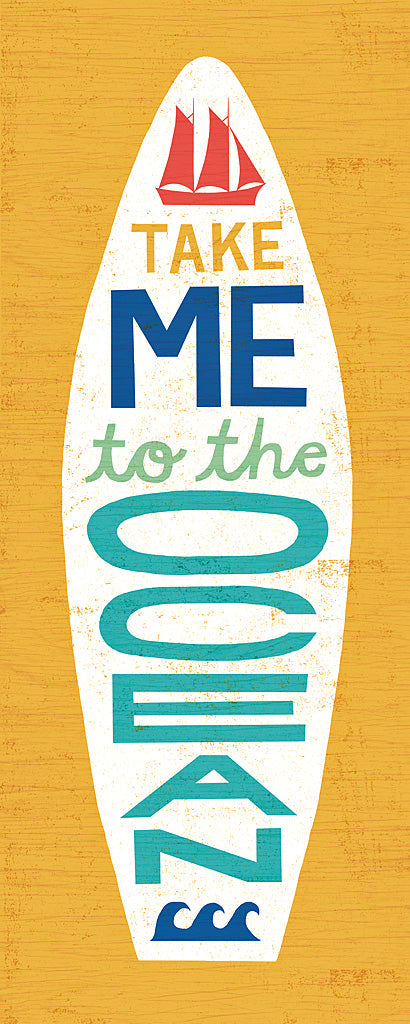 Reproduction of Beach Bums Surf Board IV by Michael Mullan - Wall Decor Art