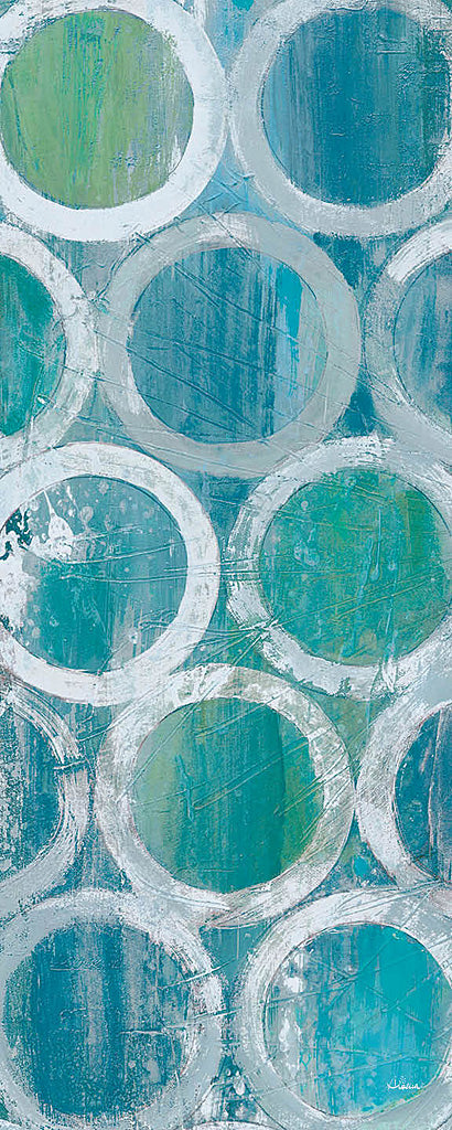 Reproduction of Stack of Tubes Blue II by Albena Hristova - Wall Decor Art