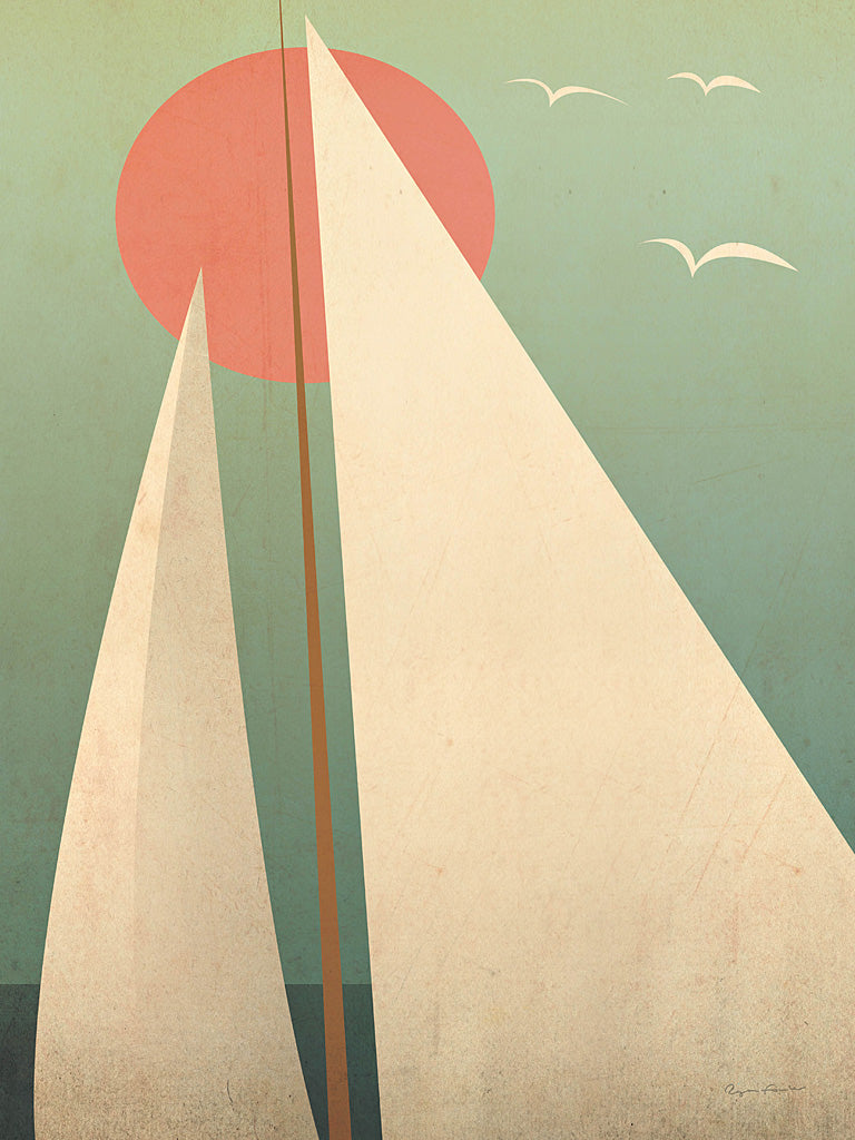 Reproduction of Sails III by Ryan Fowler - Wall Decor Art