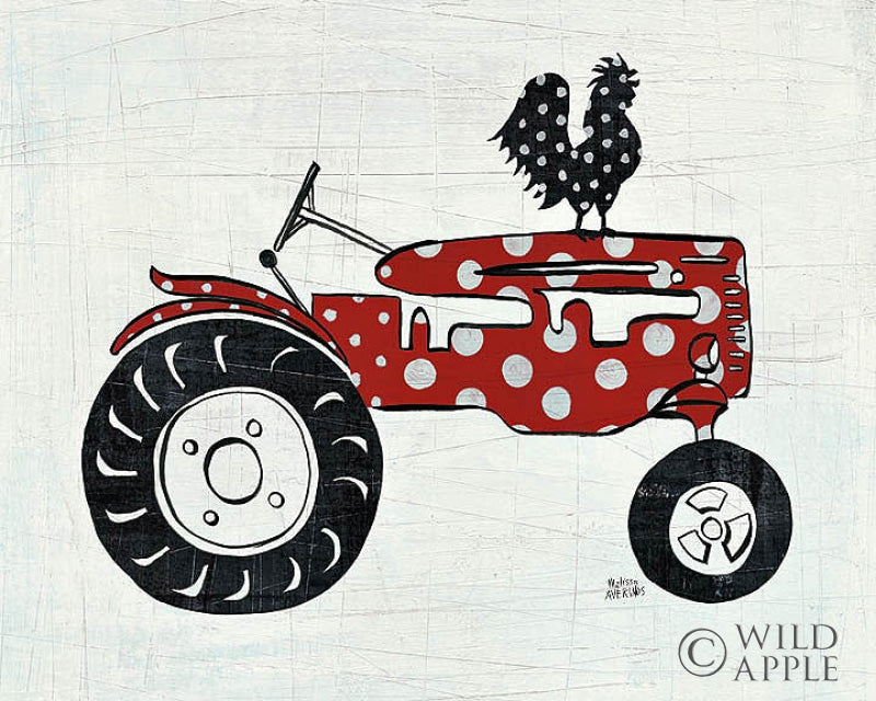 Reproduction of Modern Americana Farm V by Melissa Averinos - Wall Decor Art