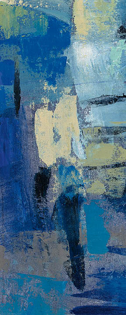 Reproduction of Ultramarine Waves III Panel I by Silvia Vassileva - Wall Decor Art