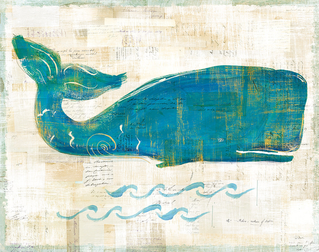 Reproduction of On the Waves I by Sue Schlabach - Wall Decor Art