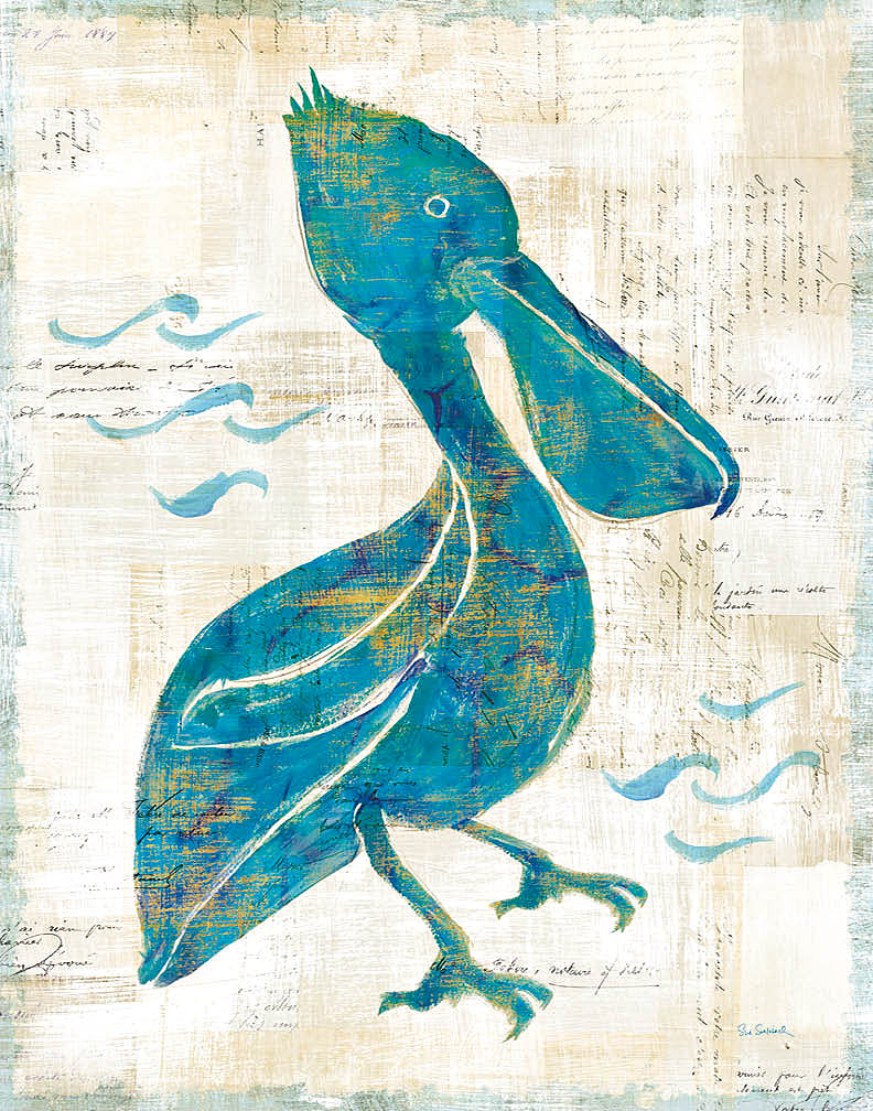 Reproduction of On the Waves V by Sue Schlabach - Wall Decor Art