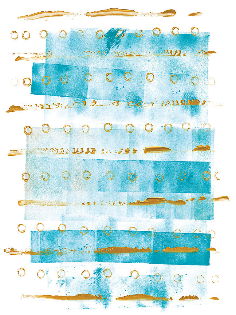 Reproduction of Ocean Blue I by Wild Apple Portfolio - Wall Decor Art