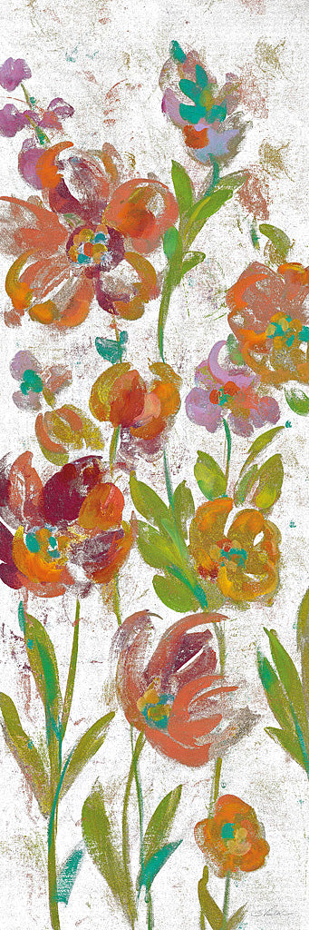 Reproduction of July Garden Trio II on White by Silvia Vassileva - Wall Decor Art