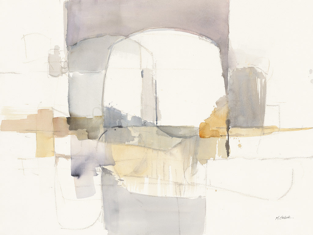 Reproduction of Improvisation I by Mike Schick - Wall Decor Art