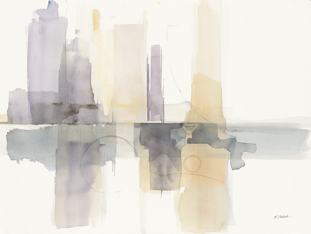 Reproduction of Improvisation II by Mike Schick - Wall Decor Art