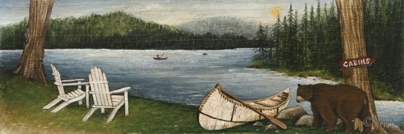 Reproduction of Northwoods Bear by David Carter Brown - Wall Decor Art