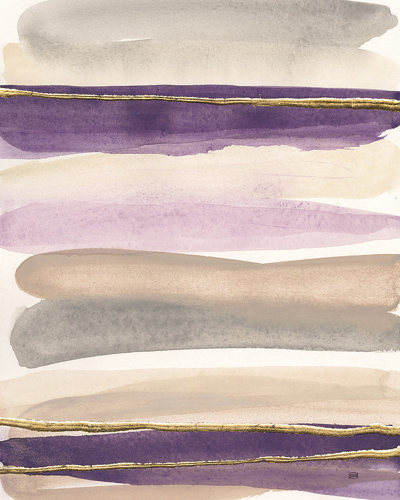 Reproduction of Gilded Amethyst I Crop by Chris Paschke - Wall Decor Art