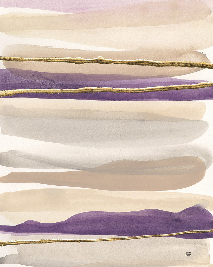 Reproduction of Gilded Amethyst II Crop by Chris Paschke - Wall Decor Art