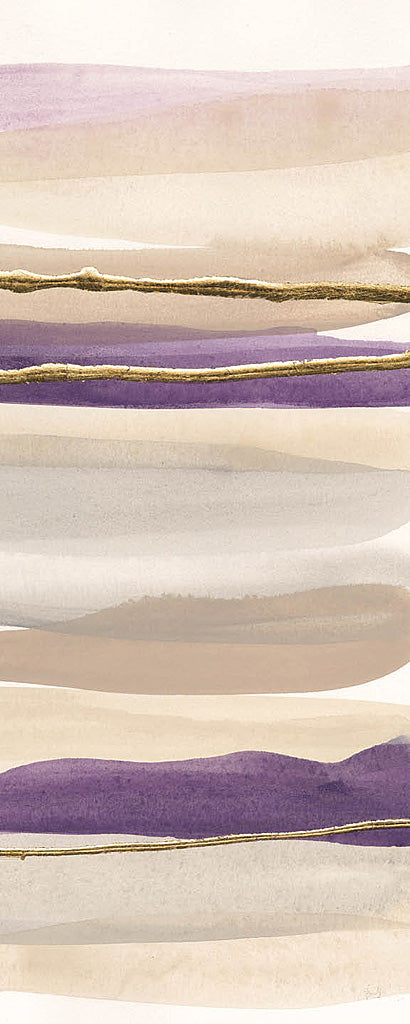 Reproduction of Gilded Amethyst II Crop by Chris Paschke - Wall Decor Art