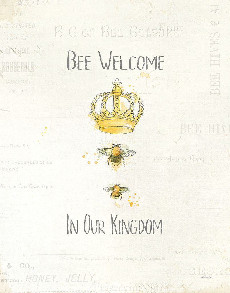 Reproduction of Bee and Bee V by Katie Pertiet - Wall Decor Art