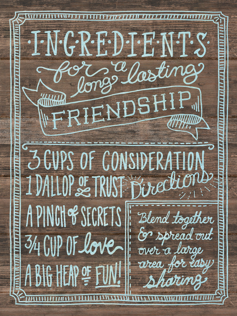 Reproduction of Ingredients For Life IV by Mary Urban - Wall Decor Art