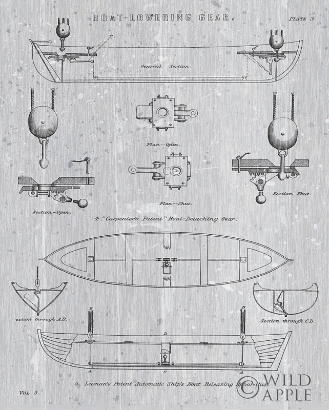 Reproduction of Boat Launching II Neutral by Wild Apple Portfolio - Wall Decor Art