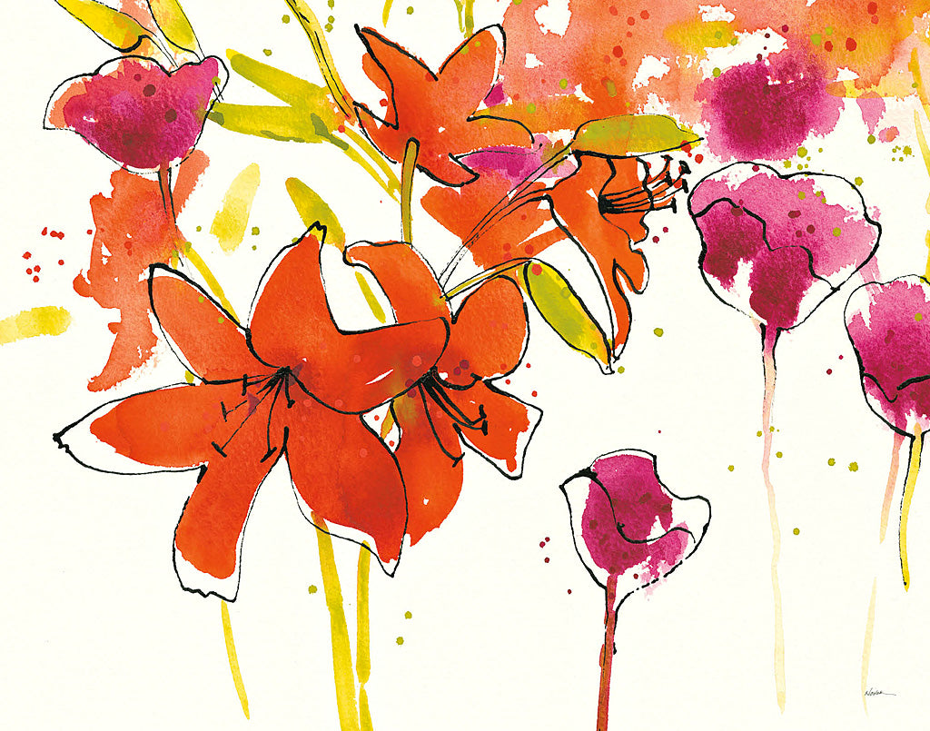 Reproduction of Pattys Plum II Crop by Shirley Novak - Wall Decor Art