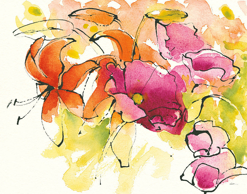 Reproduction of Pattys Plum III by Shirley Novak - Wall Decor Art