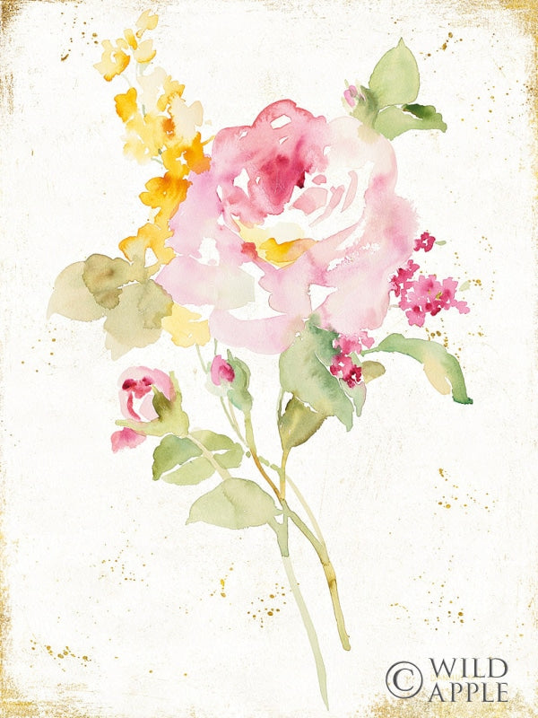 Reproduction of Midsummer I Gold by Danhui Nai - Wall Decor Art