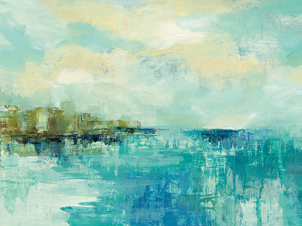 Reproduction of Cliff Side Town Crop by Silvia Vassileva - Wall Decor Art