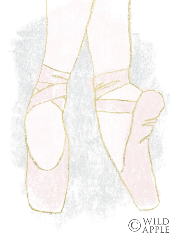 Reproduction of On Pointe II by Moira Hershey - Wall Decor Art