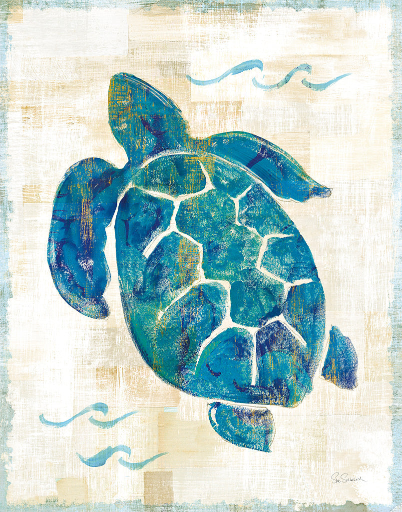 Reproduction of On the Waves VI No Script by Sue Schlabach - Wall Decor Art