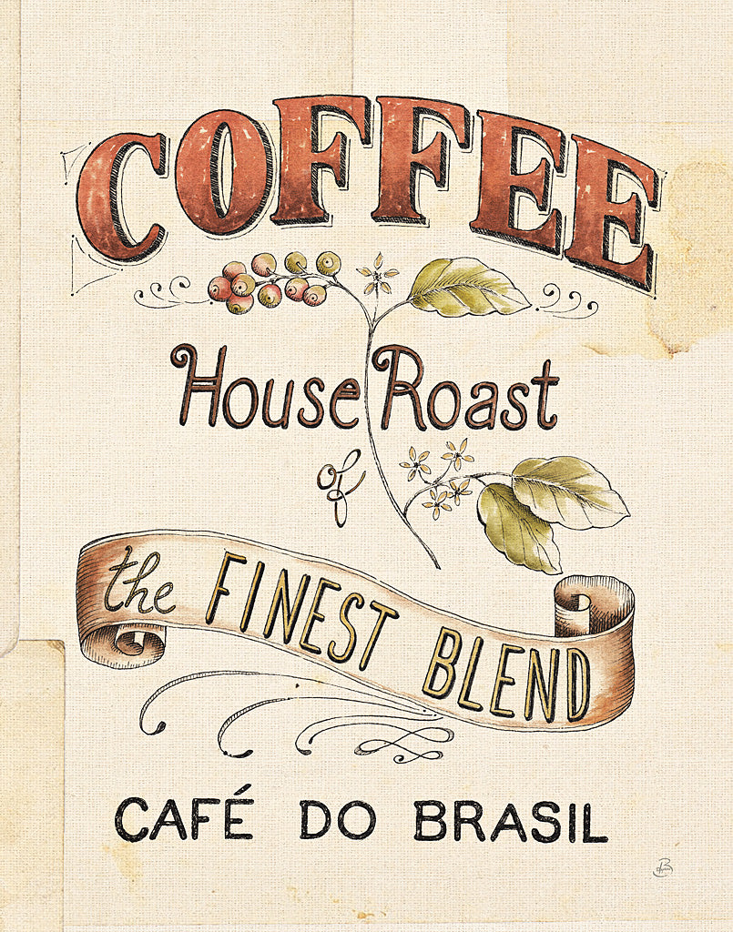 Reproduction of Authentic Coffee IX by Daphne Brissonnet - Wall Decor Art