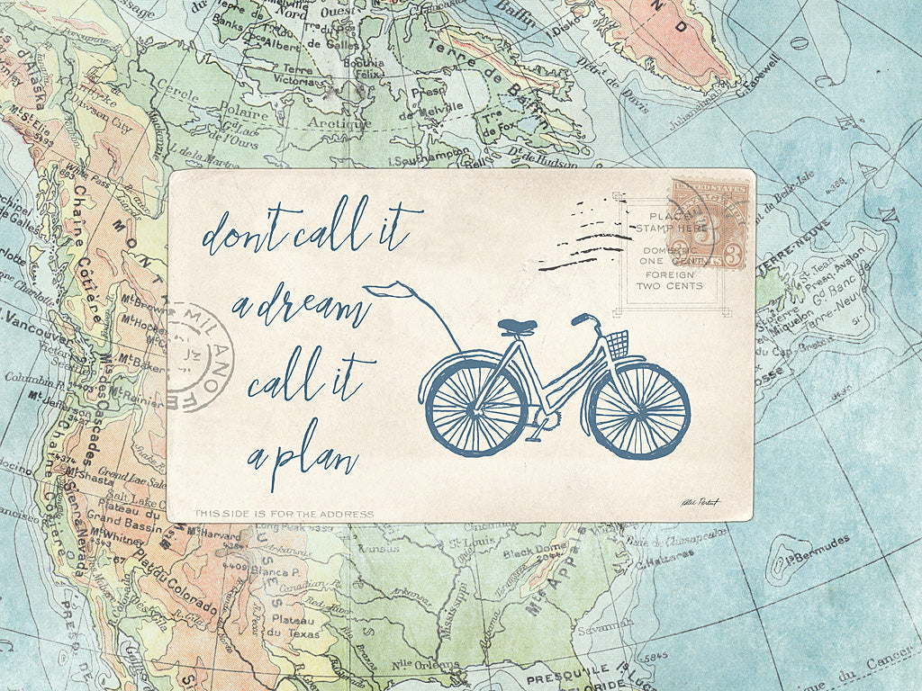 Reproduction of Travel Posts I by Katie Pertiet - Wall Decor Art