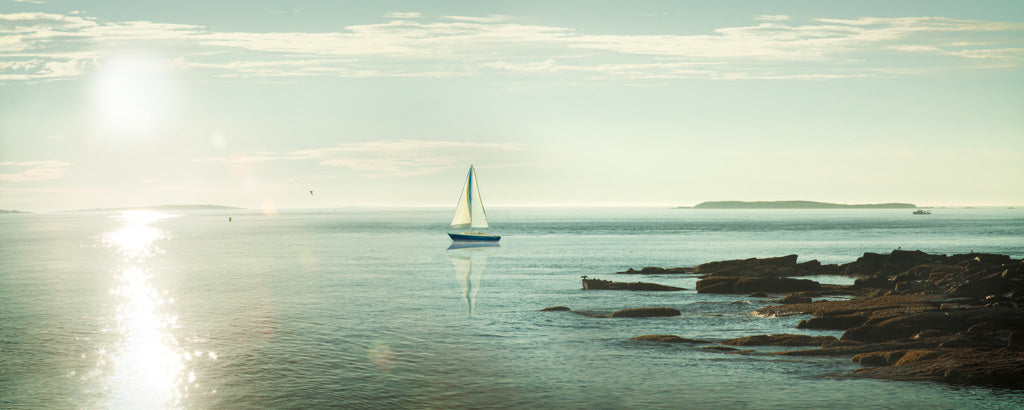 Reproduction of Evening Sail by Sue Schlabach - Wall Decor Art