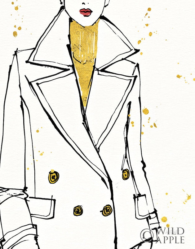 Reproduction of Fashion Strokes I by Anne Tavoletti - Wall Decor Art