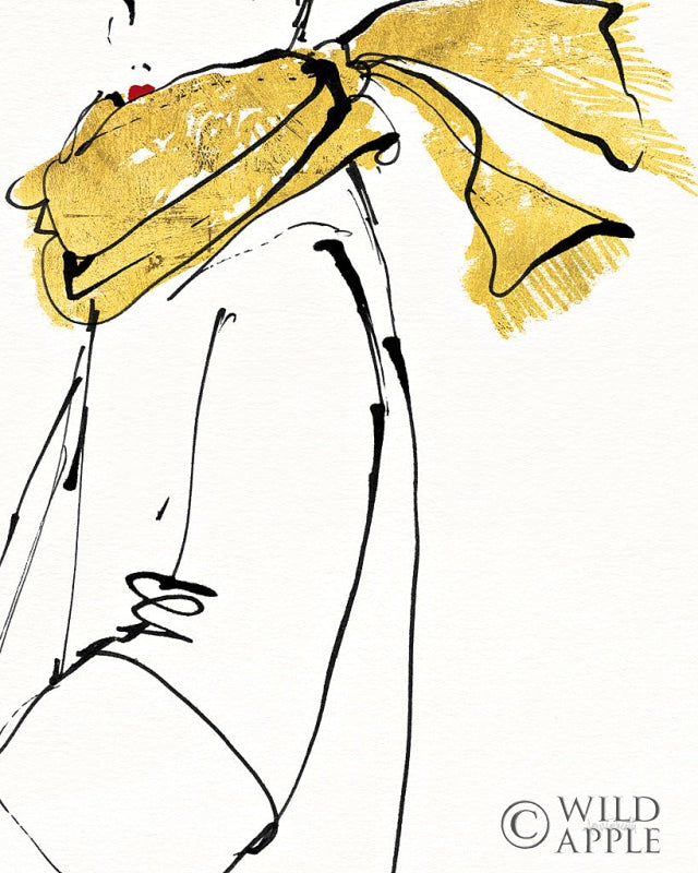 Reproduction of Fashion Strokes II no Splatter by Anne Tavoletti - Wall Decor Art