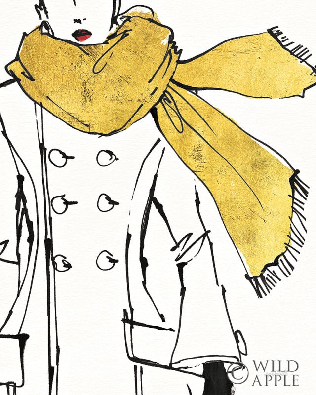 Reproduction of Fashion Strokes III no Splatter by Anne Tavoletti - Wall Decor Art