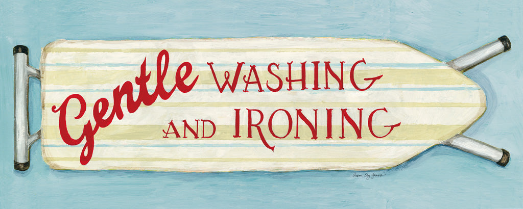 Reproduction of Gentle Wash on Light Blue by Susan Eby Glass - Wall Decor Art