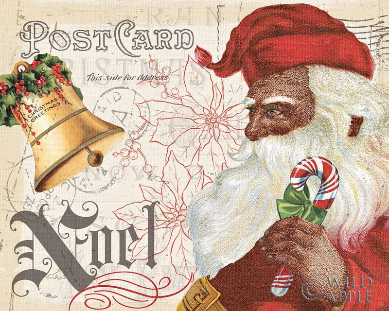 Reproduction of Antique Holiday II Santa by Pela Studio - Wall Decor Art