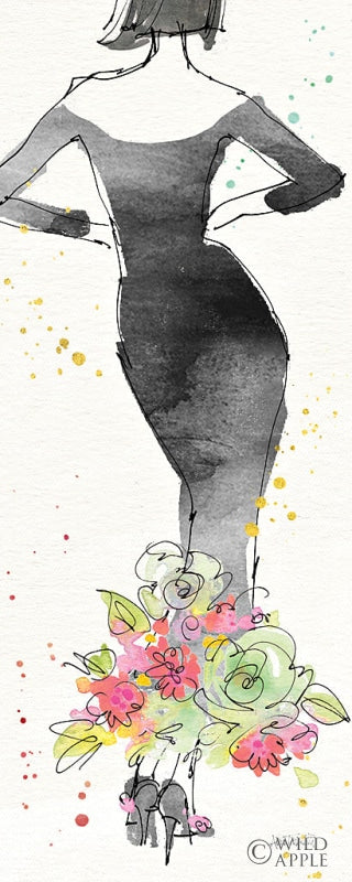 Reproduction of Floral Fashion I by Anne Tavoletti - Wall Decor Art