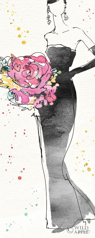 Reproduction of Floral Fashion III by Anne Tavoletti - Wall Decor Art