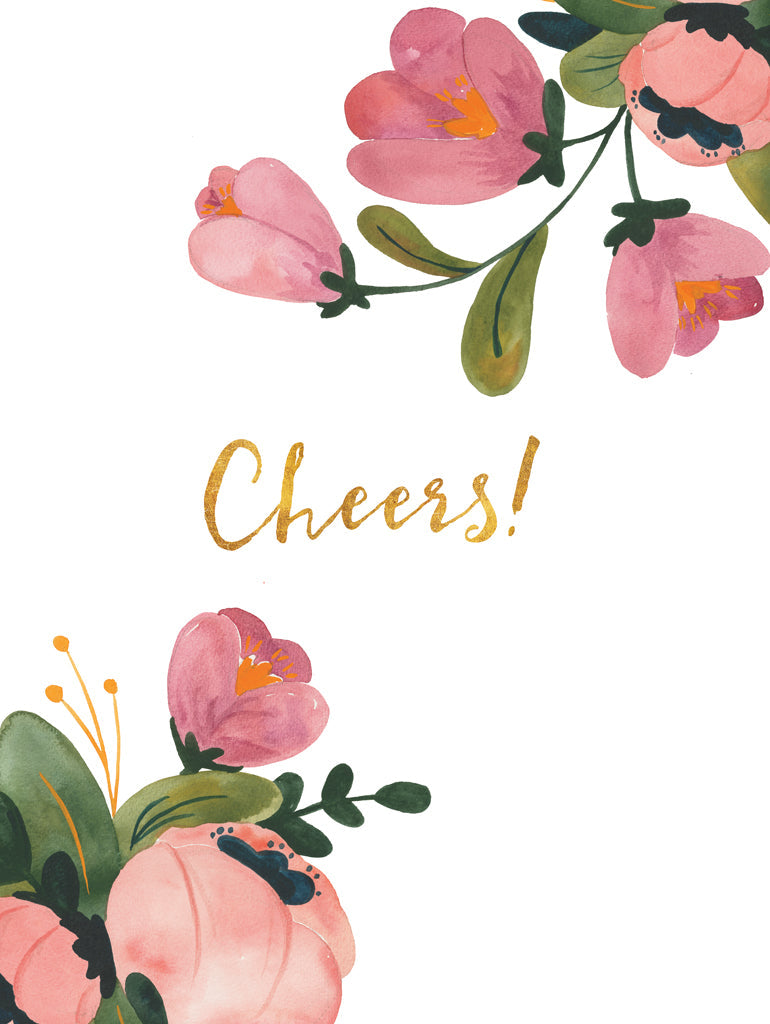 Reproduction of Romantic Floral III by Wild Apple Portfolio - Wall Decor Art