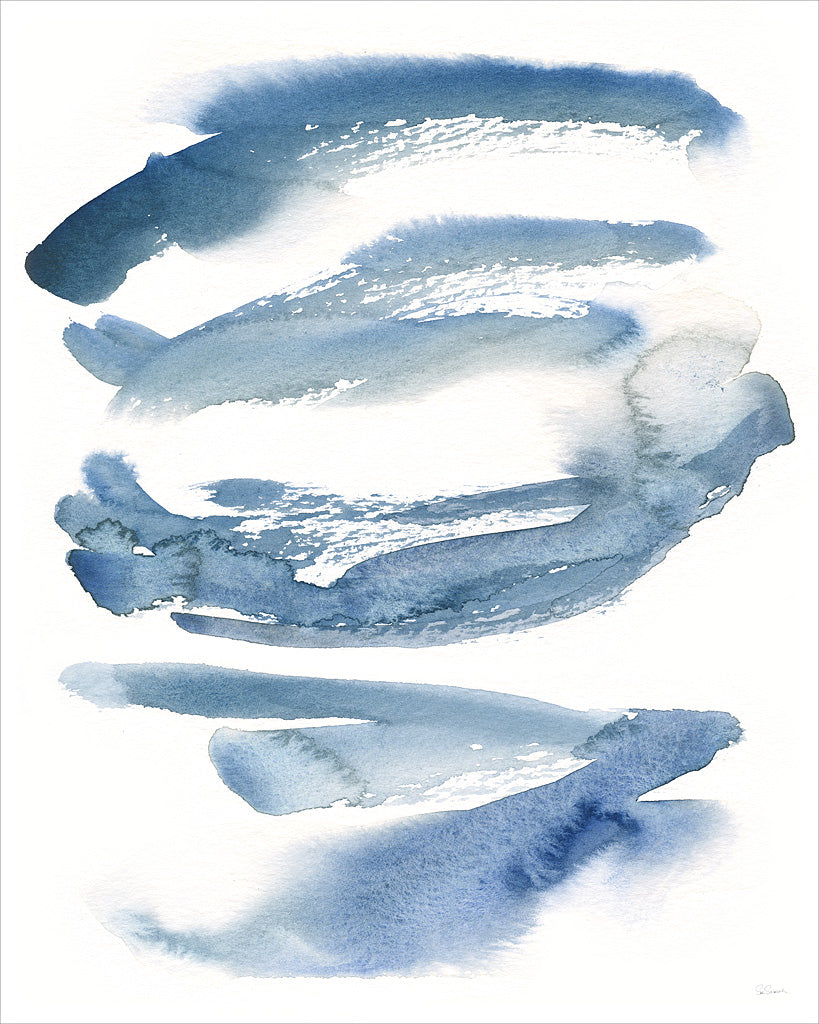 Reproduction of Indigo Waves Crop by Sue Schlabach - Wall Decor Art