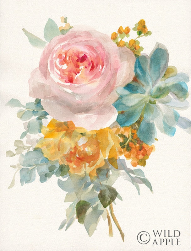 Reproduction of Garden Bouquet II by Danhui Nai - Wall Decor Art