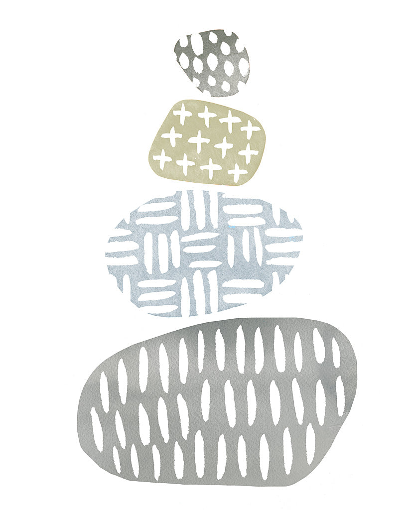 Reproduction of River Stones I by Moira Hershey - Wall Decor Art