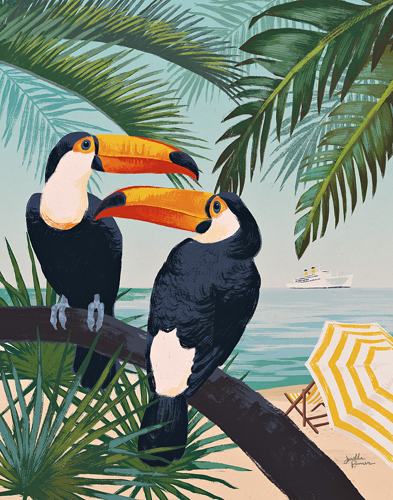 Reproduction of Welcome to Paradise VII by Janelle Penner - Wall Decor Art