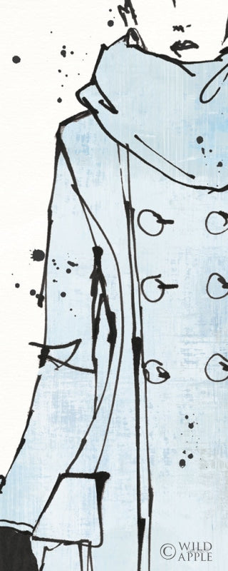 Reproduction of Fashion Strokes VII Pastel Crop by Anne Tavoletti - Wall Decor Art