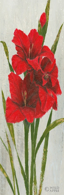 Reproduction of Red Simplicity I by James Wiens - Wall Decor Art