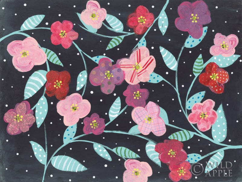 Reproduction of Wall Flowers by Courtney Prahl - Wall Decor Art