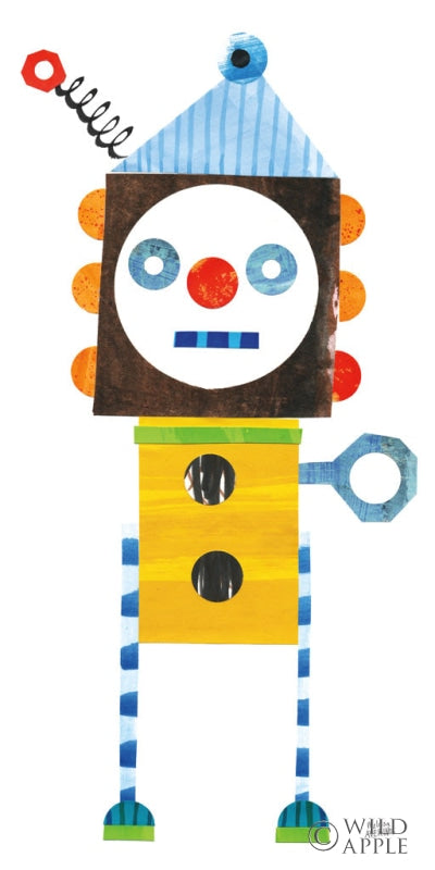 Reproduction of Robot Party Element V by Melissa Averinos - Wall Decor Art