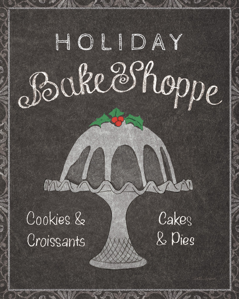 Reproduction of Chalkboard Christmas Signs II by Beth Grove - Wall Decor Art