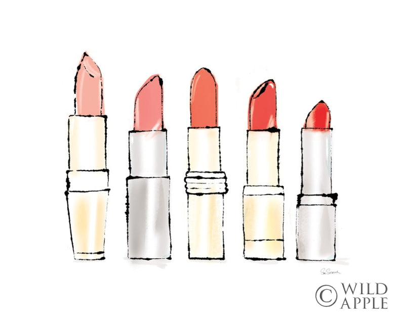 Reproduction of Beauty and Sass Red II by Sue Schlabach - Wall Decor Art