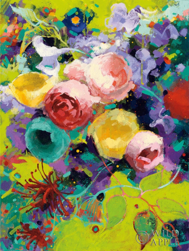 Reproduction of Des Roses by Shirley Novak - Wall Decor Art