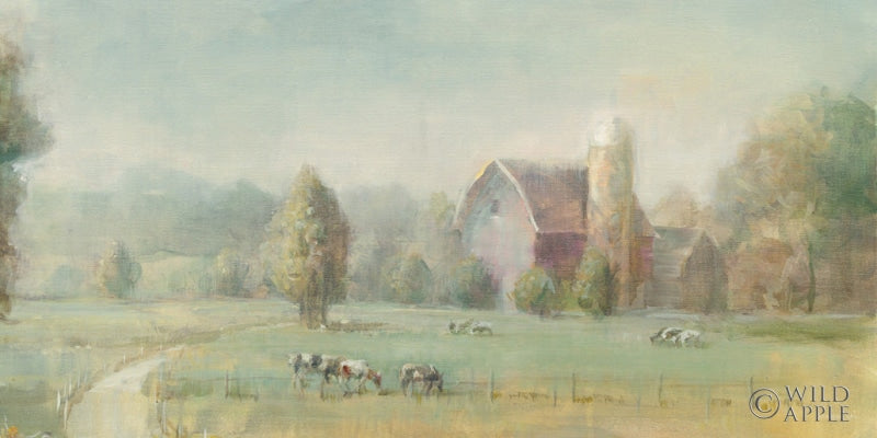 Reproduction of Tranquil Farm Crop by Danhui Nai - Wall Decor Art