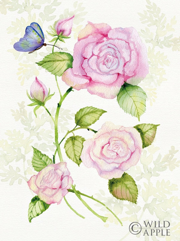 Reproduction of Floral Delight IV Butterflies by Kathleen Parr McKenna - Wall Decor Art