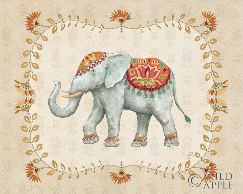 Reproduction of Elephant Walk V by Daphne Brissonnet - Wall Decor Art
